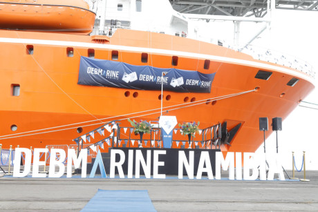 Debmarine Namibia inaugurates the newest diamond recovery vessel - MV Benguela Gem